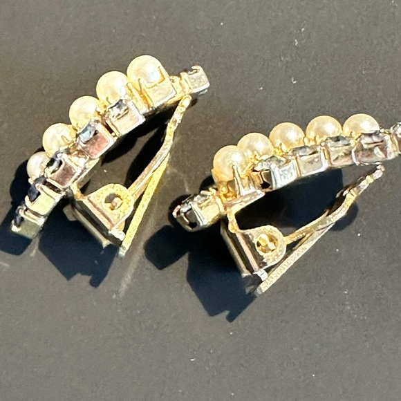 Vintage 1950 brooch with clip earrings Set - Picture 4 of 6